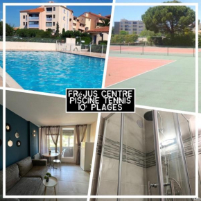 Fréjus centre studio cosy piscine tennis pk 117